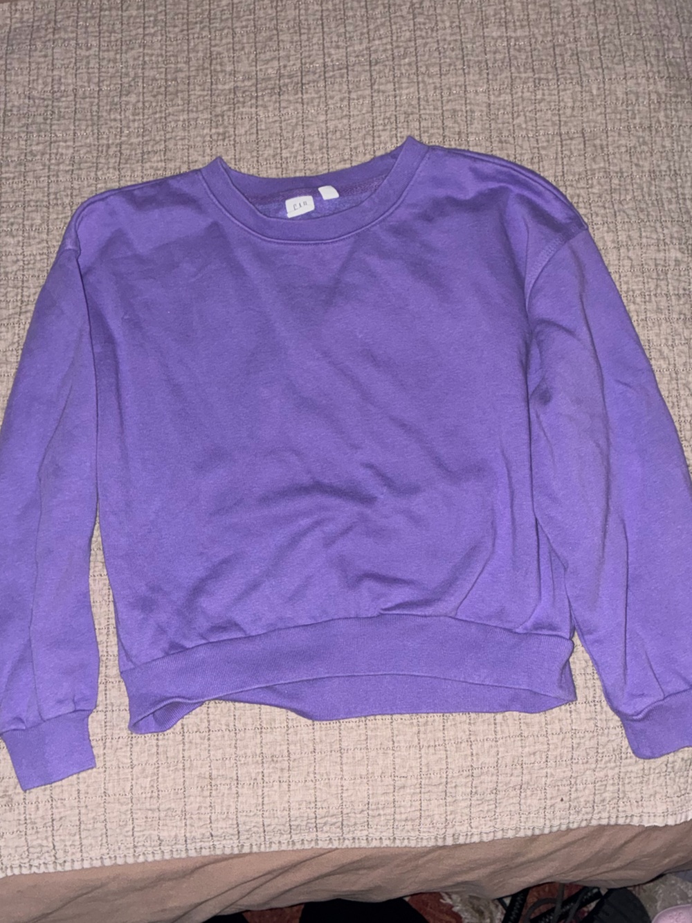 GAP Purple Crewneck Sweatshirt
